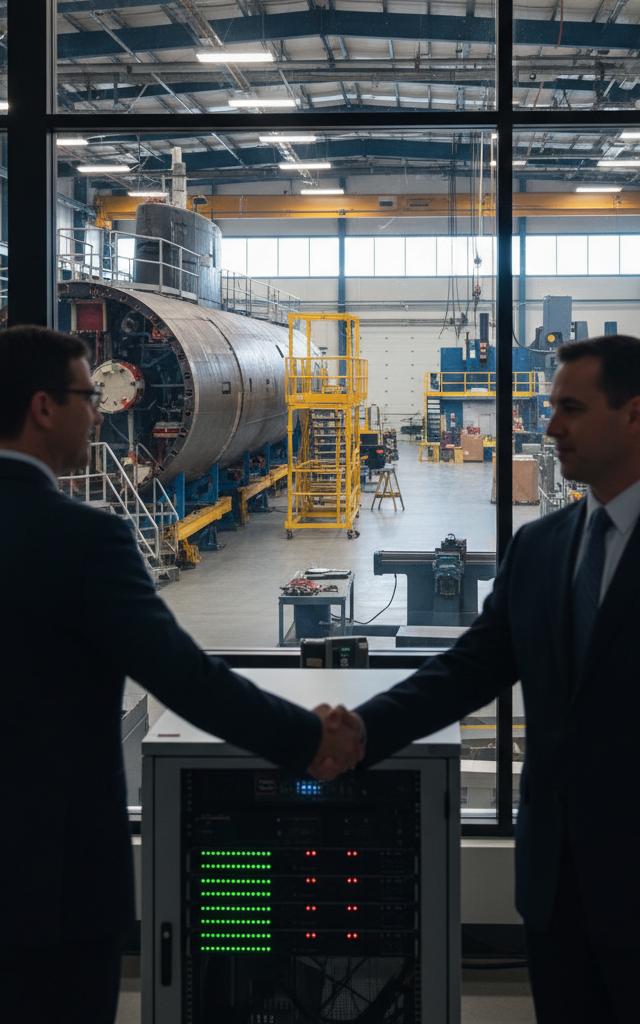 Electric Boat, NEIT Partner on Rhode Island Submarine Workforce Training Center — AI-generated illustration