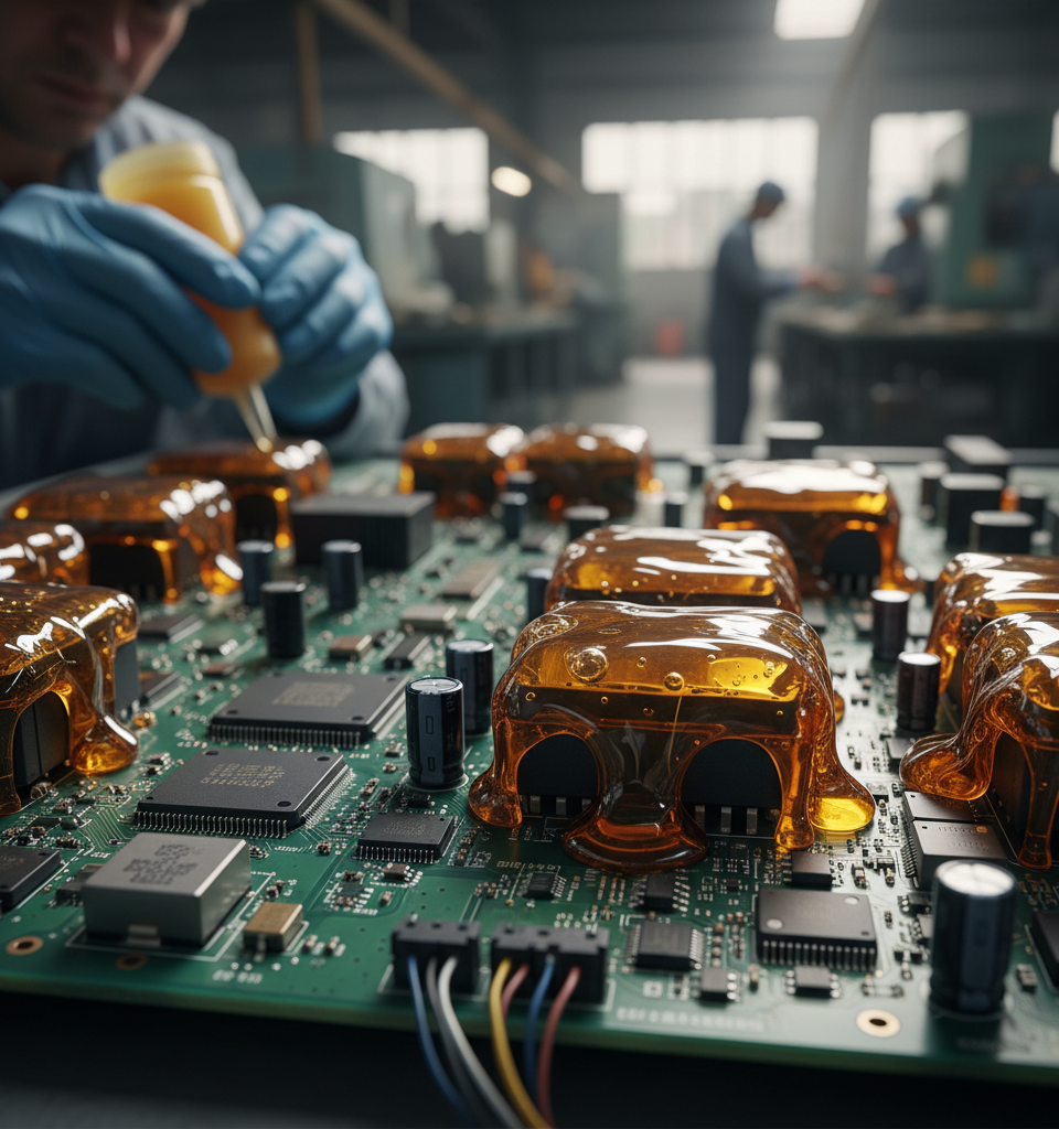 Electronics Prices May See 'Sticky' Inflation as Resin Shortages Loom — AI-generated illustration