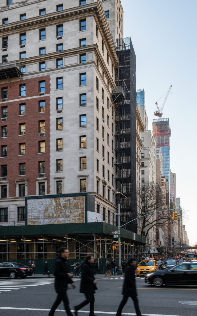 Eliot Spitzer Secures State Approval for 985 Fifth Avenue Redevelopment After Legal Challenge — AI-generated illustration