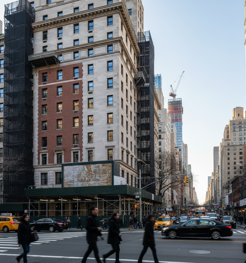 Eliot Spitzer Secures State Approval for 985 Fifth Avenue Redevelopment After Legal Challenge — AI-generated illustration