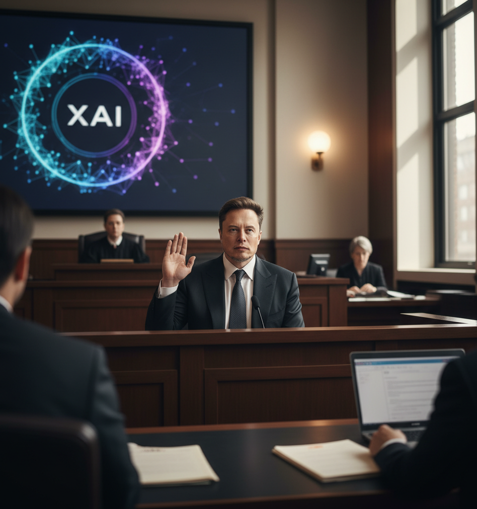 Elon Musk's xAI Under Scrutiny: Did It Leverage OpenAI Models for Training? — AI-generated illustration