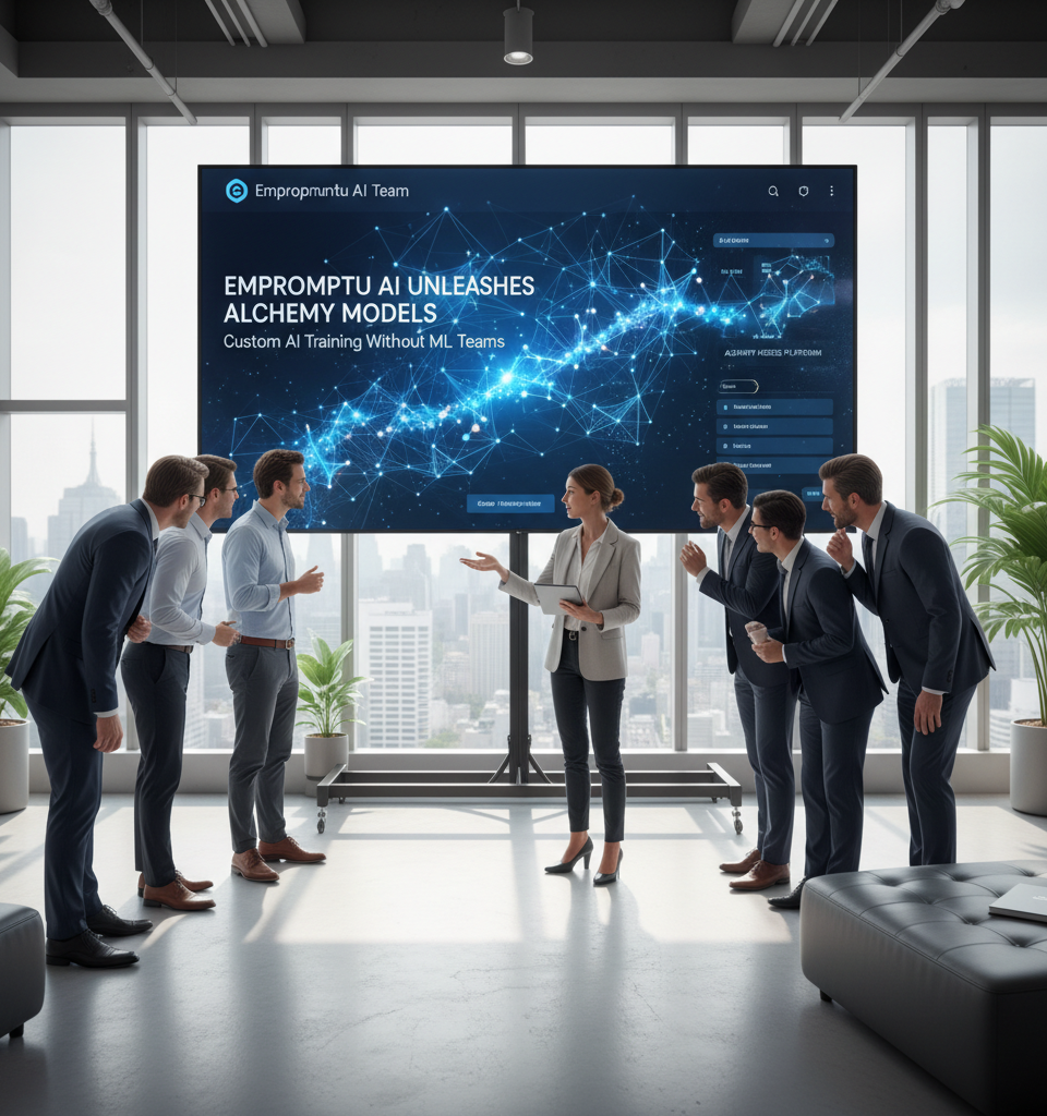 Empropromptu AI Unleashes Alchemy Models: Custom AI Training Without ML Teams — AI-generated illustration
