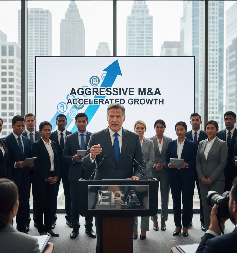 ERA Commits to Aggressive M&A Strategy for Accelerated Growth, Says President Vidal — AI-generated illustration