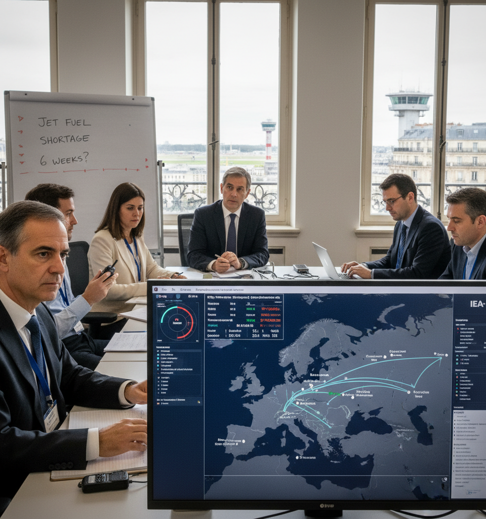 Europe could run out of jet fuel in 6 weeks, IEA chief tells AP — AI-generated illustration