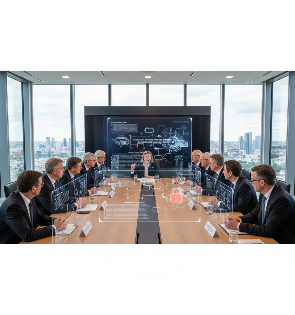 Europe's Finance Ministers to Discuss Inaccessible AI Model Amid Security Concerns — AI-generated illustration