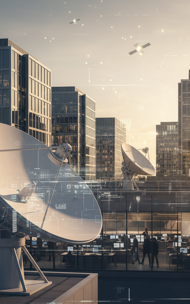 European Telecom Giants Eye Satellite Consortium to Challenge Starlink — AI-generated illustration