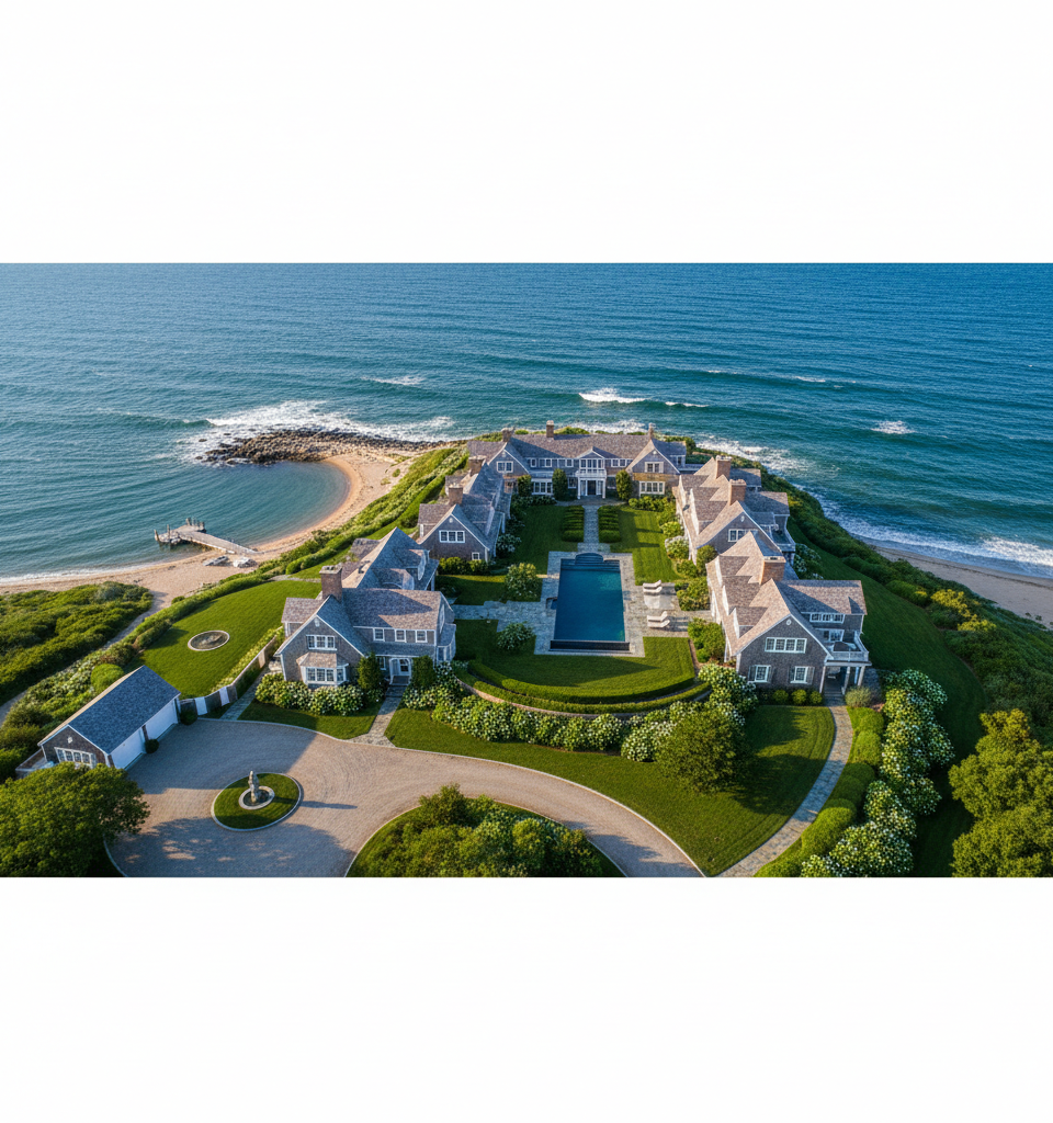 Exclusive Martha's Vineyard Estate Hits Market: $15 Million Coastal Sanctuary Revealed — AI-generated illustration