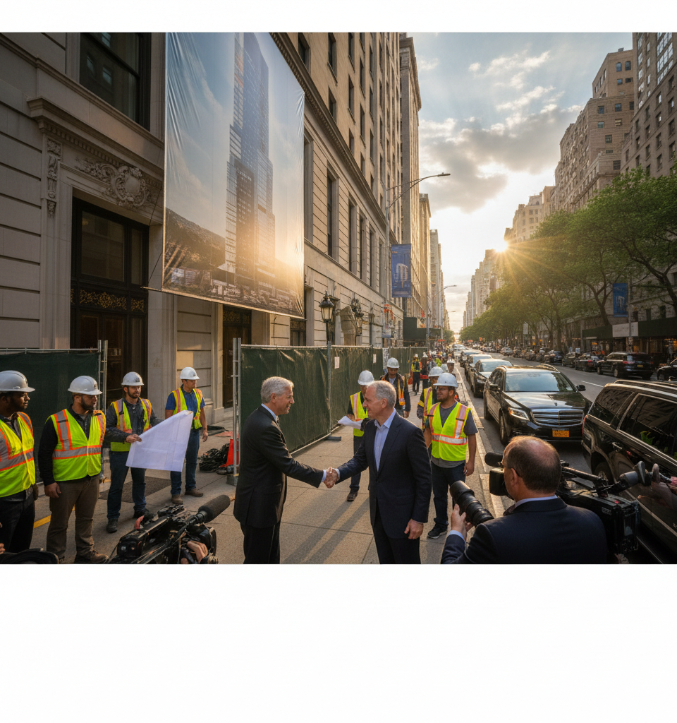 Extell's $500M Park Avenue Acquisition Signals Major Upscale Development Push — AI-generated illustration
