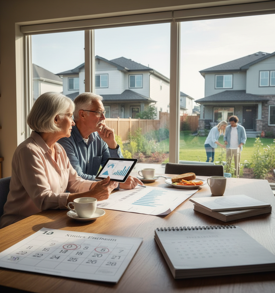 Extended Lifespans Challenge Traditional Retirement Planning for Modern Homeowners — AI-generated illustration