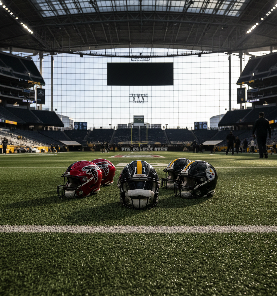 Falcons Announce Tagovailoa Out, Rush to Start Season Opener Against Steelers — AI-generated illustration