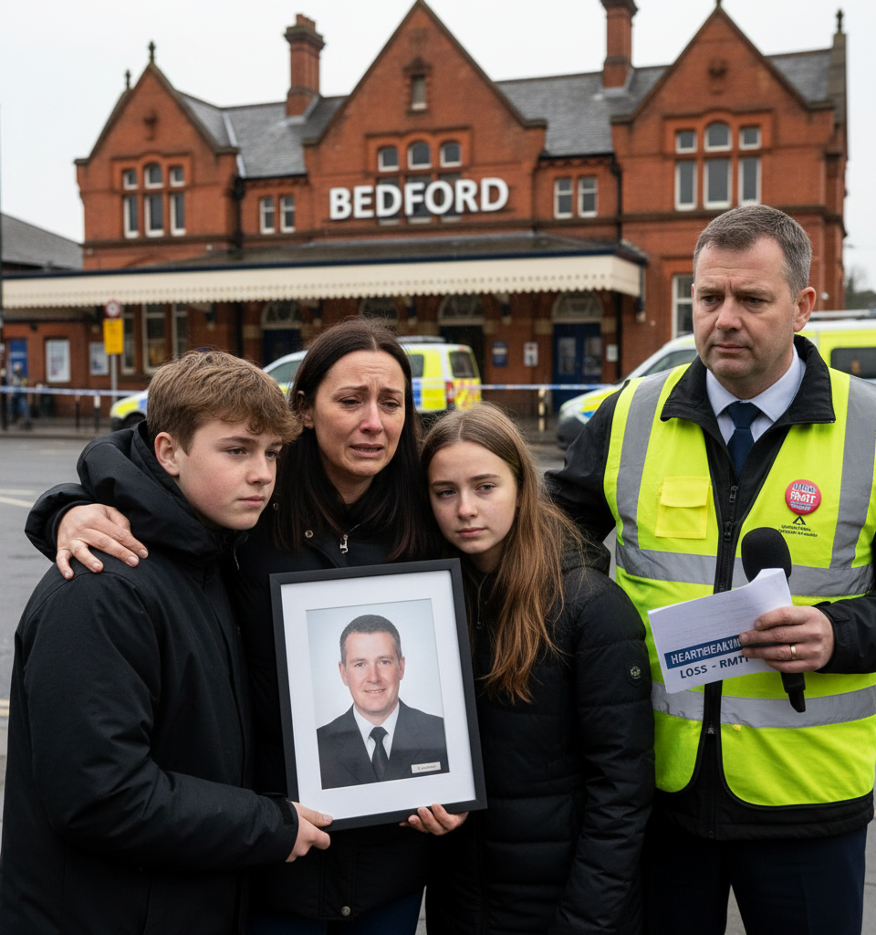 Family 'Devastated' by Loss of Driver Shaun Burton in Bedford Train Crash; Union Calls Death 'Heartbreaking' — AI-generated illustration