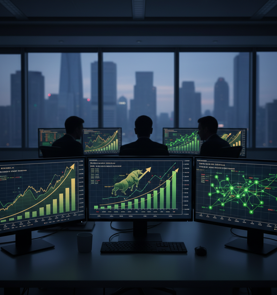 Family Offices Signal Bullish Market Outlook with $1.4 Trillion Stock Bet — AI-generated illustration