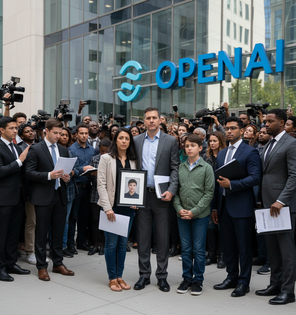 Family Sues OpenAI Over Alleged ChatGPT Drug Guidance Leading to Overdose — AI-generated illustration