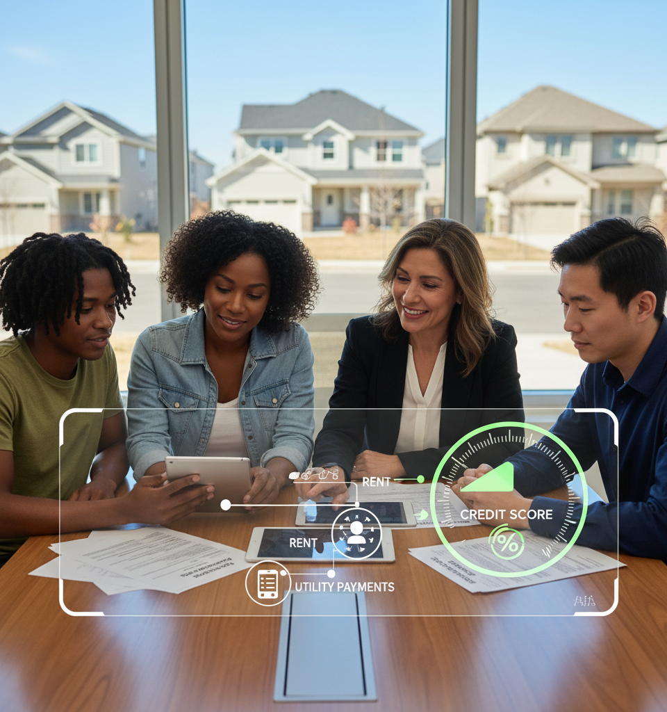 Fannie Mae & Freddie Mac to Boost Tenant Homeownership via Rent & Utility Data in Credit Scores — AI-generated illustration