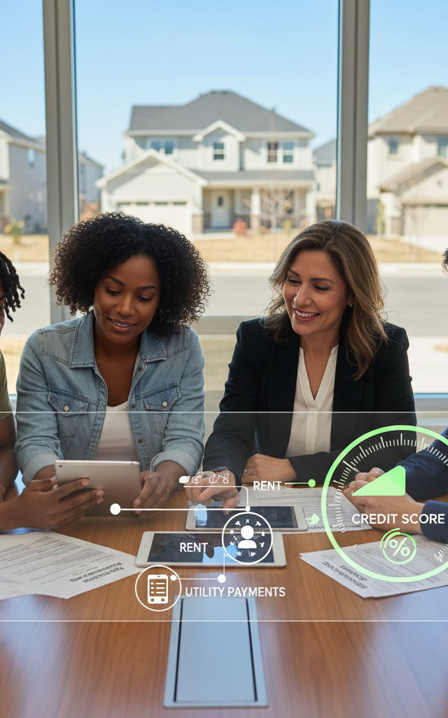 Fannie Mae & Freddie Mac to Boost Tenant Homeownership via Rent & Utility Data in Credit Scores — AI-generated illustration
