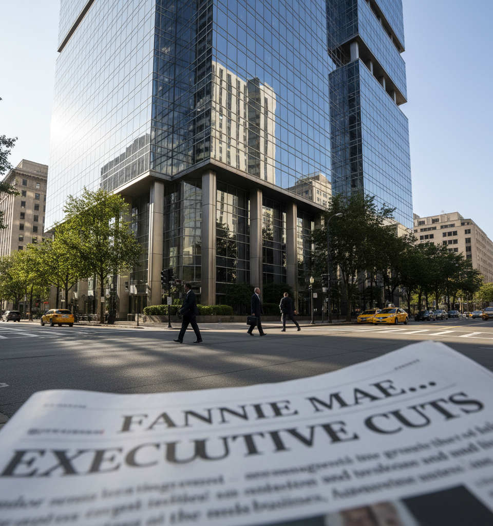 Fannie Mae Reportedly Cuts Senior Executives Across Business Lines — AI-generated illustration