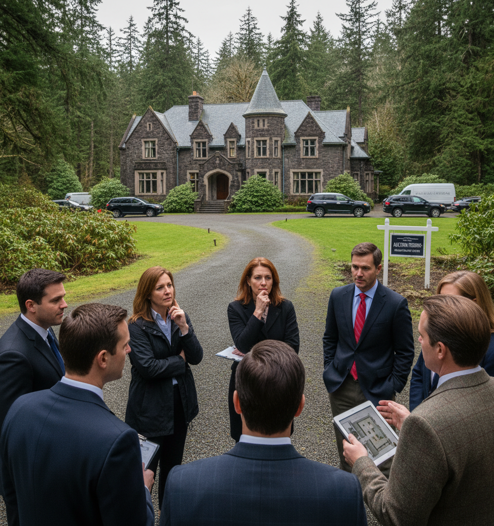 Fantasy Author Melissa McPhail's $6.5M Oregon Estate Heads to Auction Four Years Posthumously — AI-generated illustration