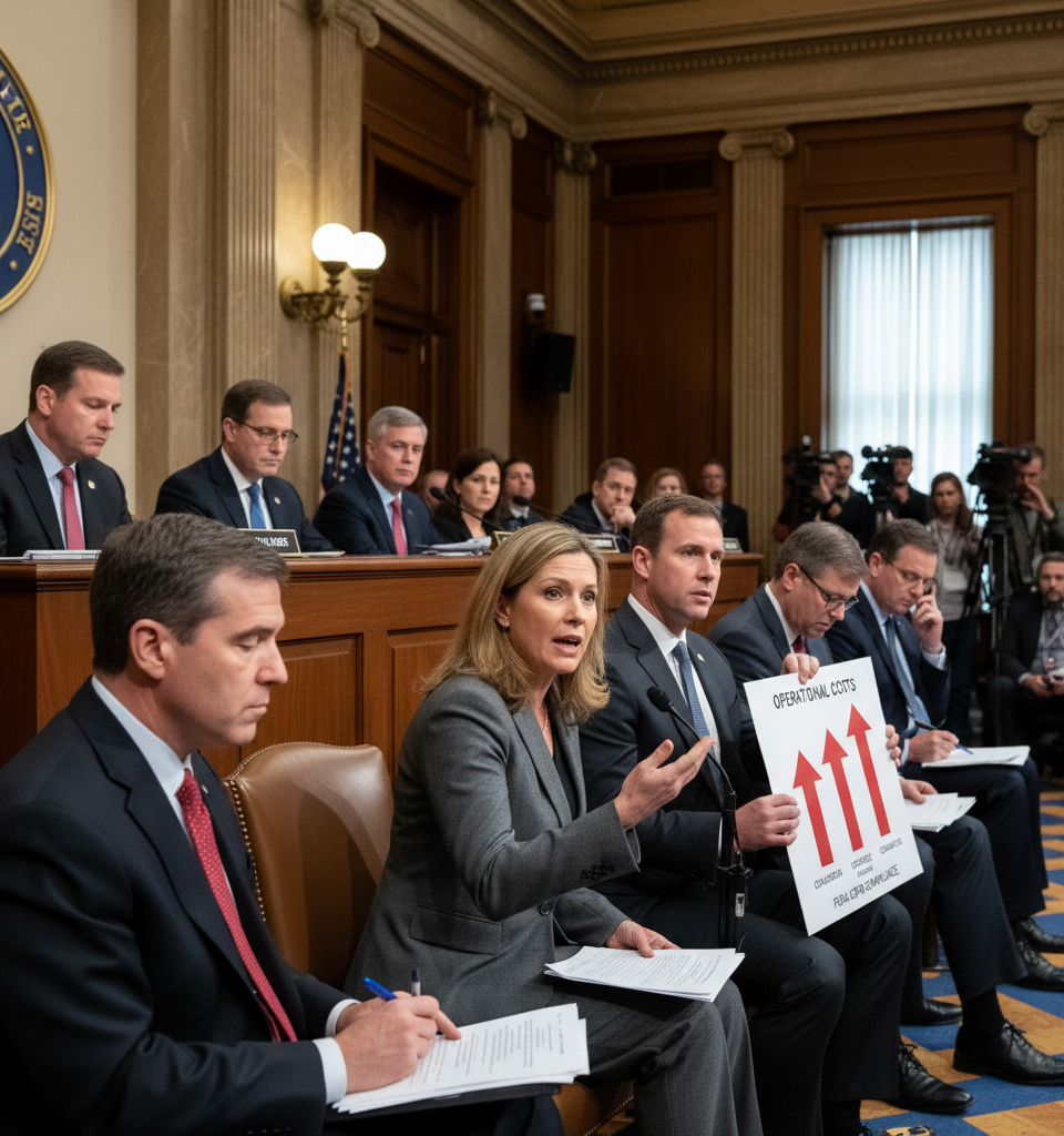 FCRA Reform & CFPB Oversight: Mortgage Industry Sounds Alarm on Skyrocketing Costs — AI-generated illustration