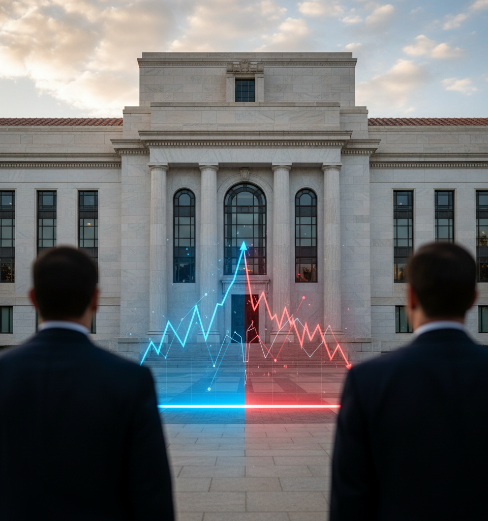 Fed's Internal Rate Debate Under Scrutiny as July Minutes Reveal Divisions — AI-generated illustration