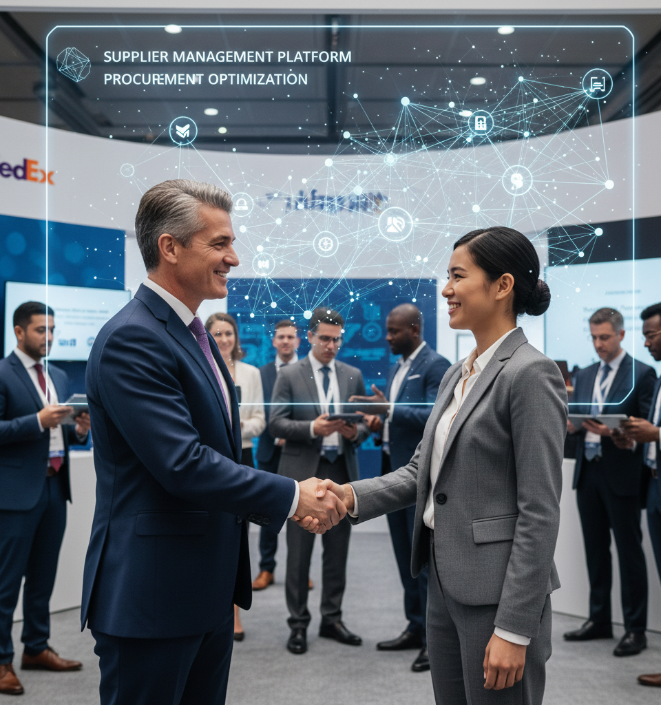 FedEx Deepens ServiceNow Alliance, Integrating Procurement for Enhanced Supplier Management — AI-generated illustration