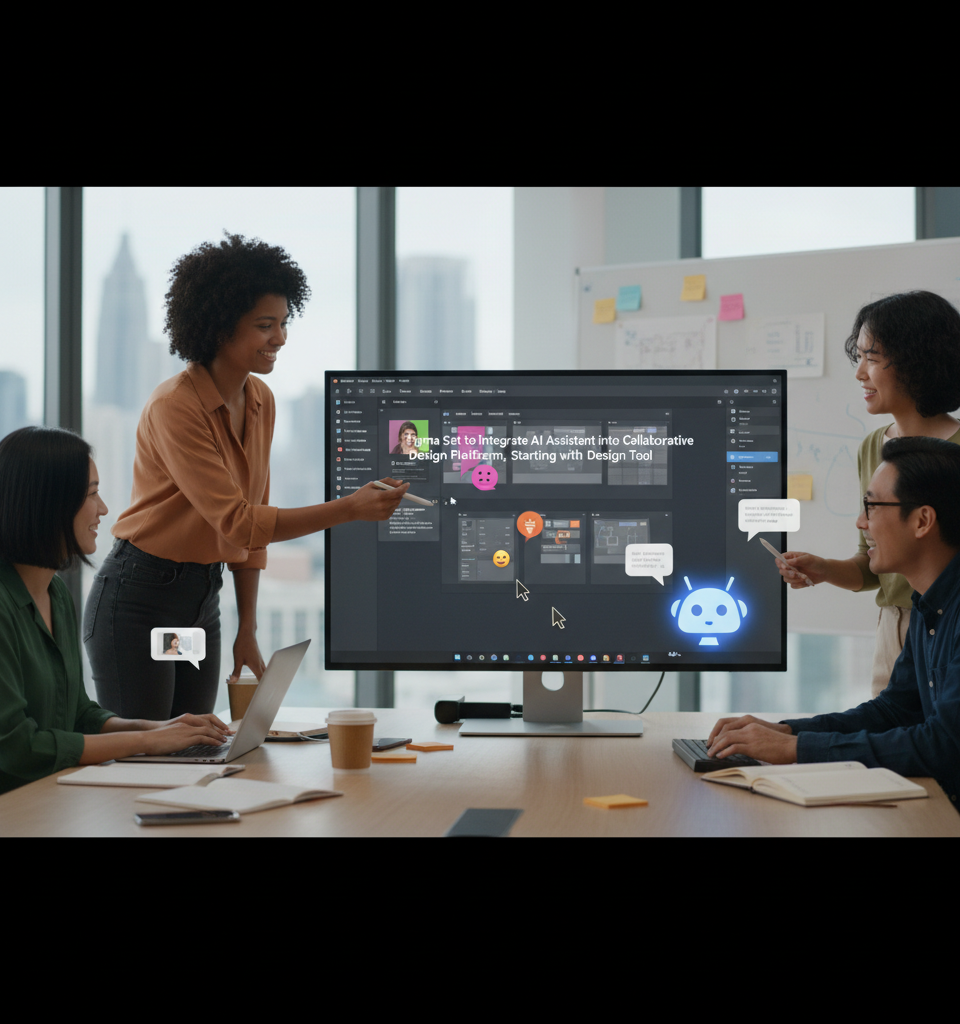 Figma Set to Integrate AI Assistant into Collaborative Design Platform, Starting with Design Tool — AI-generated illustration