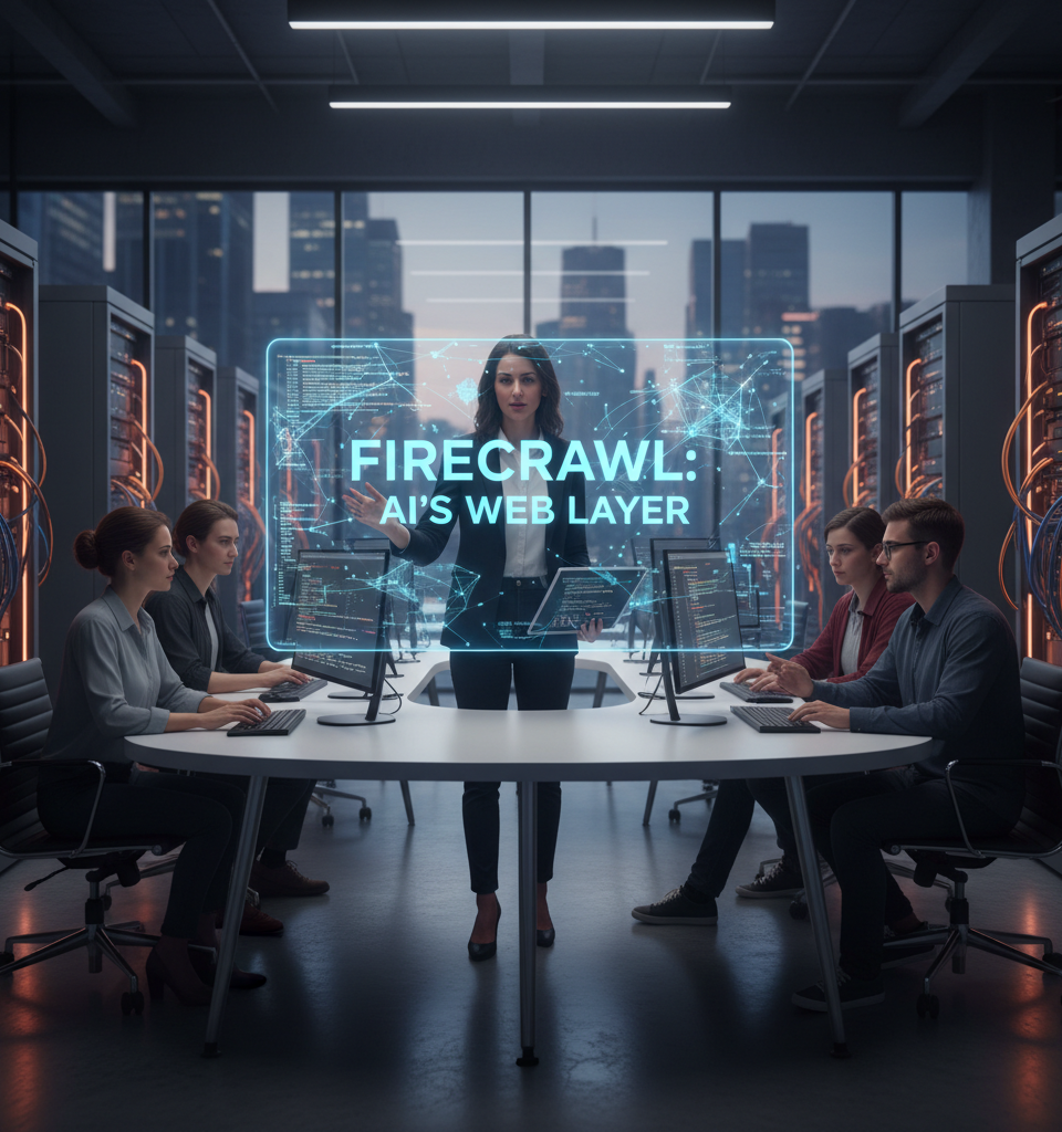 Firecrawl Emerges as AI's Dominant Web Layer, Revolutionizing Data Access for Developers — AI-generated illustration