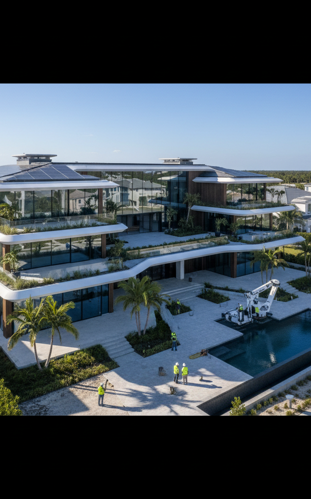 Florida's AI-Powered Mansion: A Glimpse Into the Future of Ultra-Luxury Smart Homes — AI-generated illustration