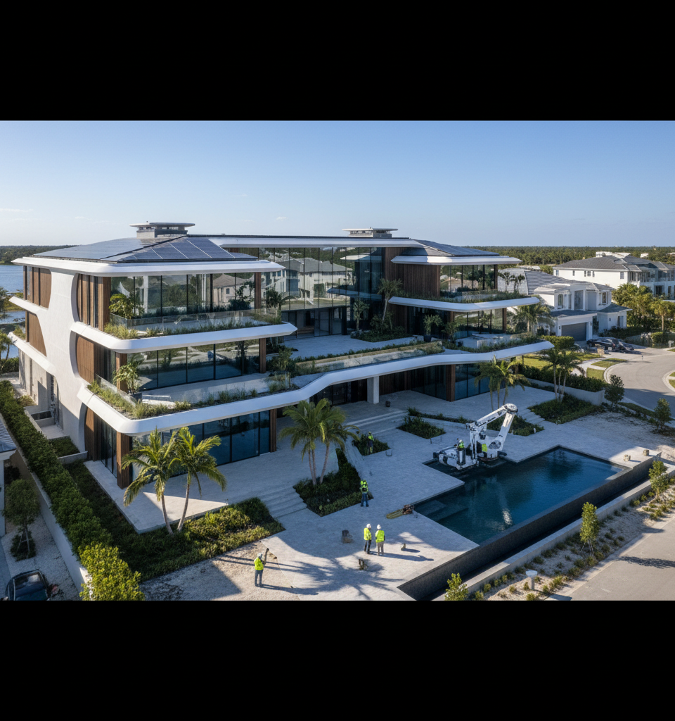 Florida's AI-Powered Mansion: A Glimpse Into the Future of Ultra-Luxury Smart Homes — AI-generated illustration