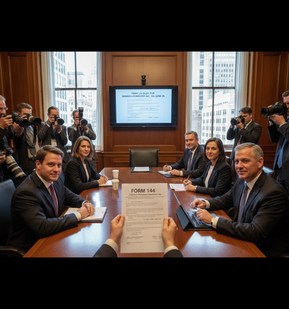 Form 144 Filed for Farmers & Merchants Bancorp Inc. on June 29 — AI-generated illustration