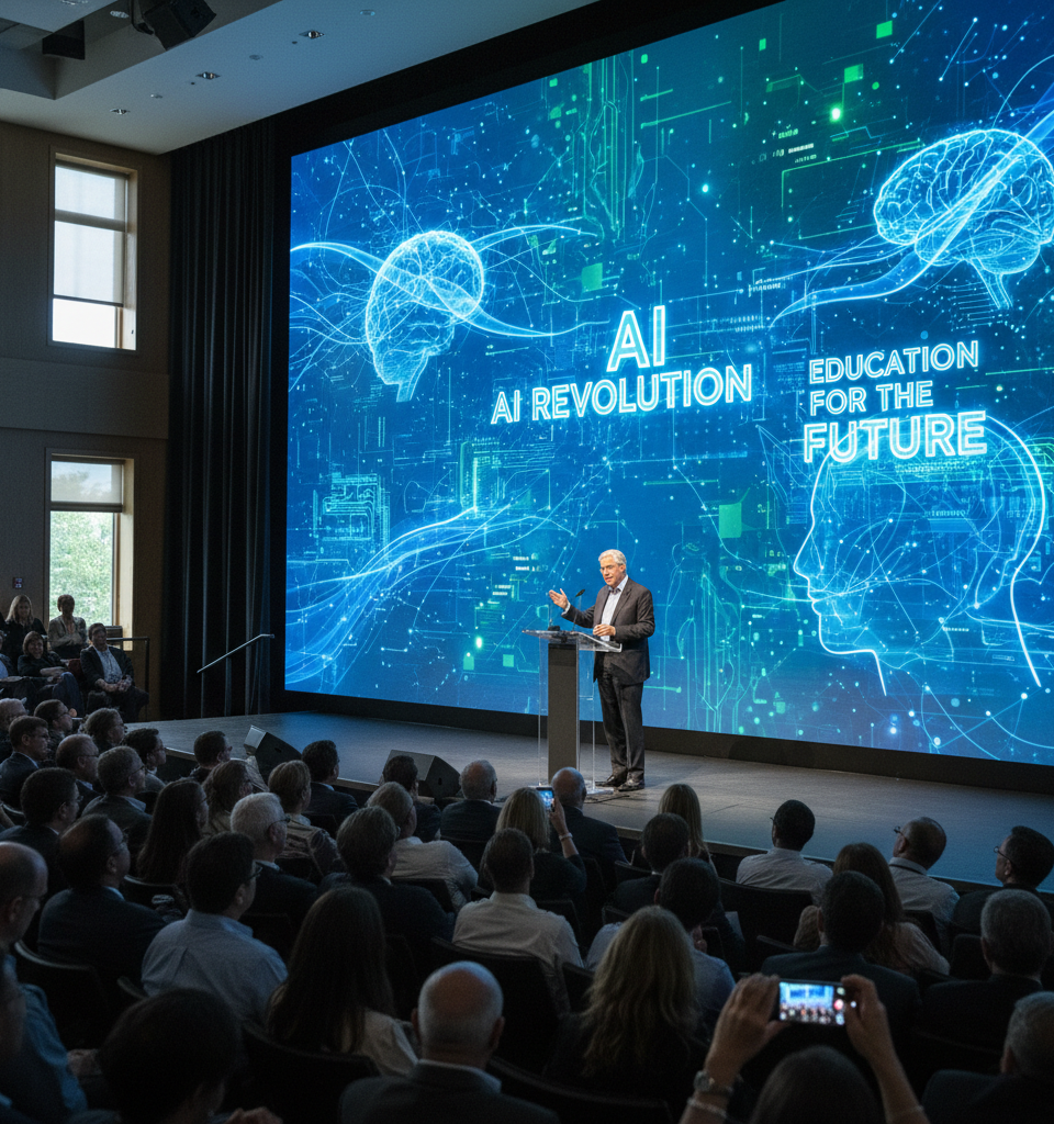 Former VC Ted Dintersmith Unveils Bold Strategy to Future-Proof US Education Amid AI Revolution — AI-generated illustration