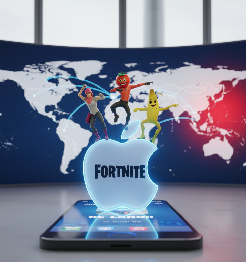 Fortnite Set for Global App Store Return, Excluding Australia, One Year After US Re-Entry — AI-generated illustration