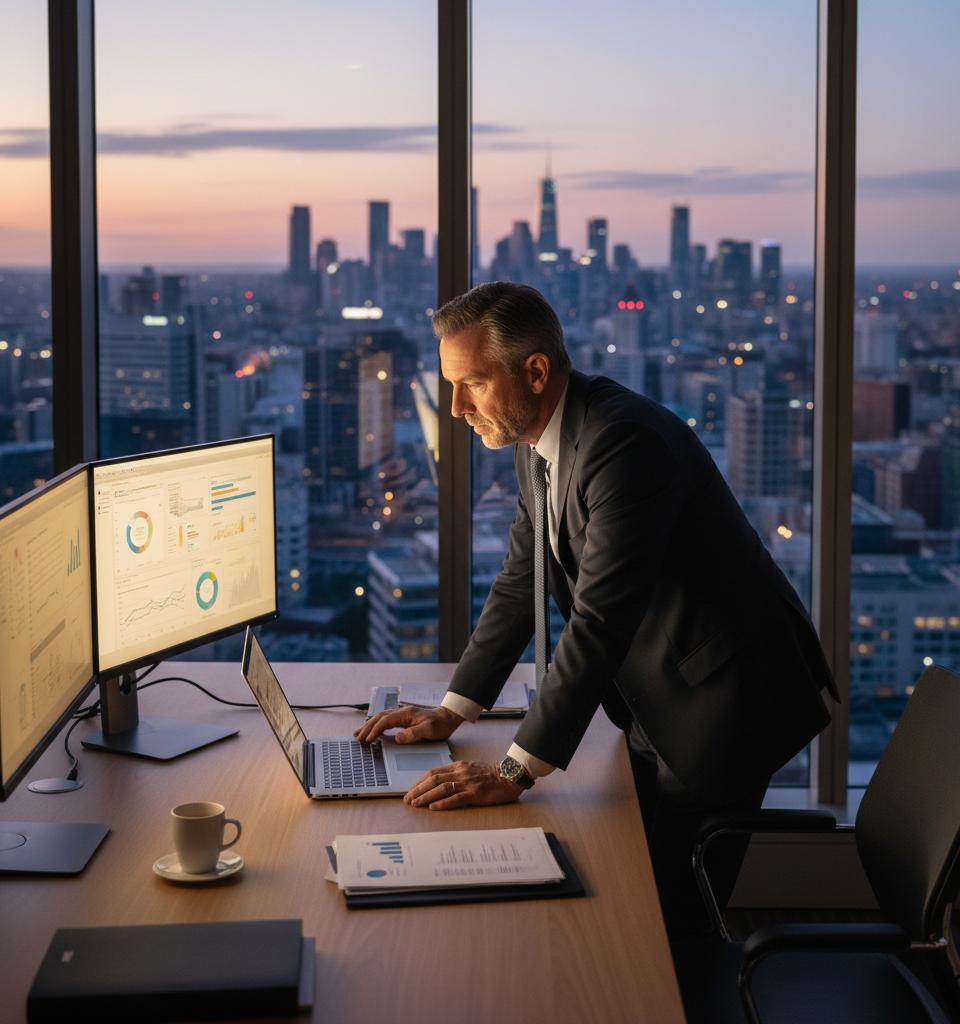 Fortune 500 CEO Stokes Debate: Is 'Work-Life Balance' a Red Flag for Career Aspiration? — AI-generated illustration