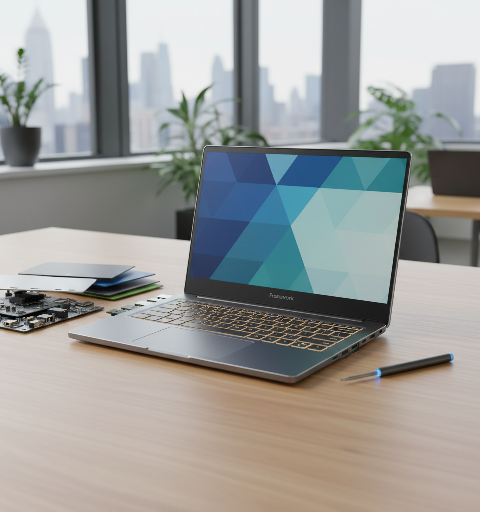 Framework Laptop 13 Pro revealed, and it’s a ground-up redesign of our favorite modular laptop — AI-generated illustration