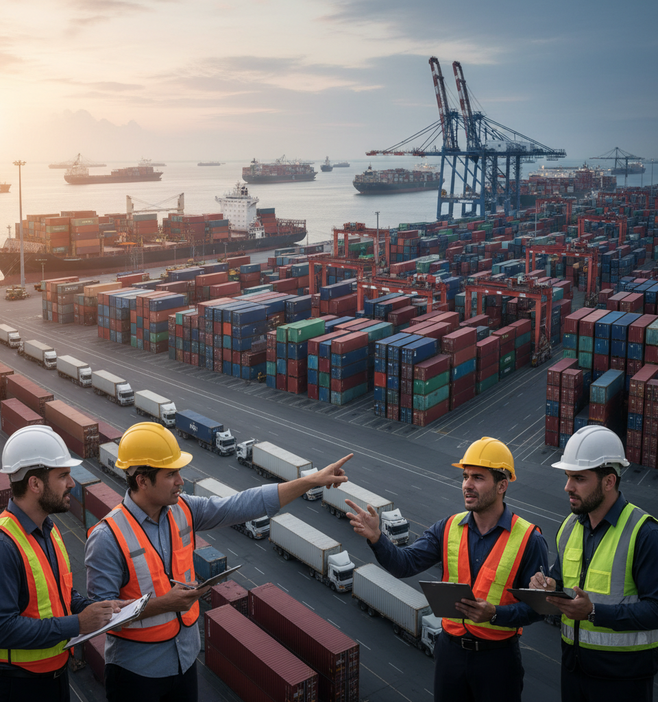 Freight market sees Covid-era extremes return — AI-generated illustration