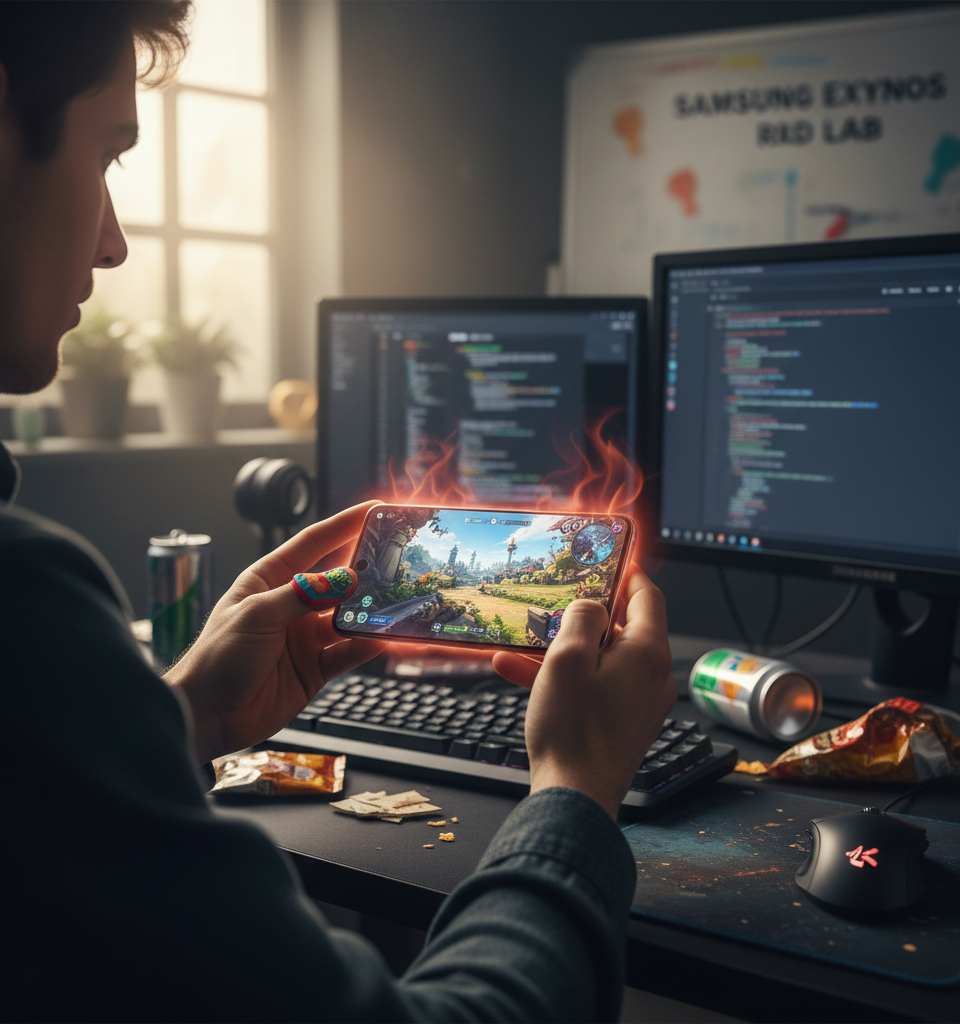 Galaxy S26 Gaming Concerns Mount as Exynos Overheating Issues Persist — AI-generated illustration