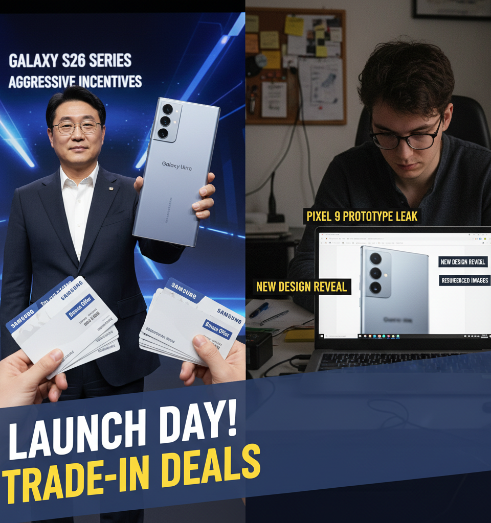 Galaxy S26 Series Launches with Aggressive Incentives as Pixel 9 Leaks Resurface — AI-generated illustration