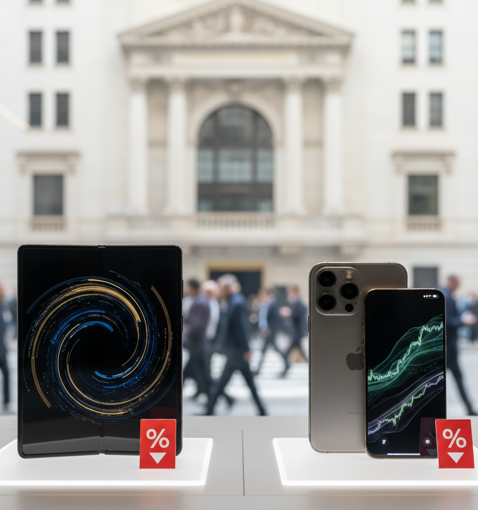 Galaxy Z Fold8 and iPhone 17 Pro Models Hit Market with Pre-Order Discounts — AI-generated illustration