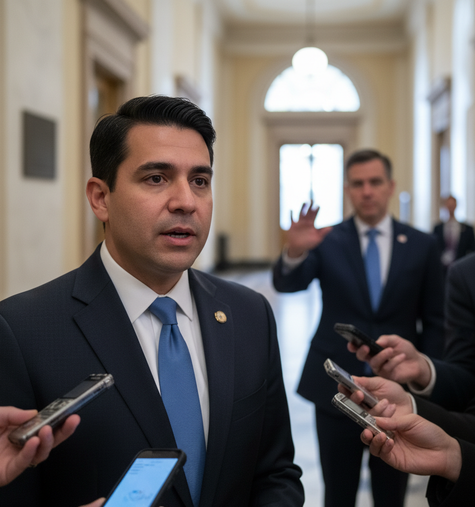 Gallego's Admission Regarding Swalwell Rumors: A Glimpse into Capitol Hill's Culture of Silence — AI-generated illustration