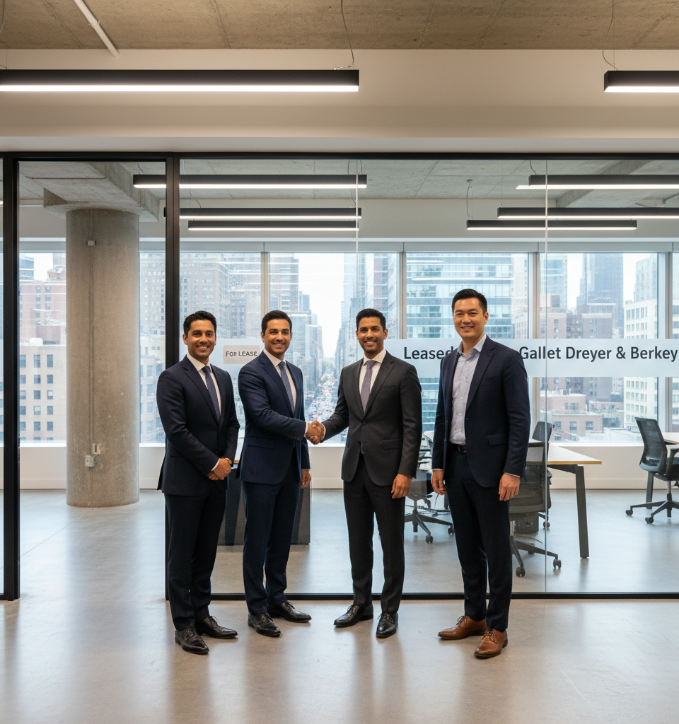 Gallet Dreyer & Berkey Leases Full Floor at BGO's 685 Third Avenue in Midtown East — AI-generated illustration