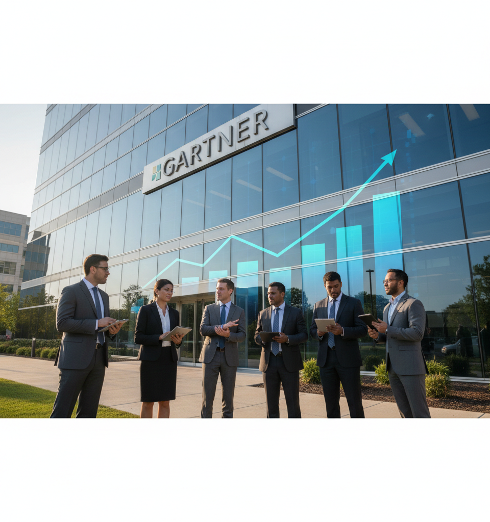 Gartner Q1 Earnings Anticipation: Analysts Eye Consulting & Research Sector Performance — AI-generated illustration