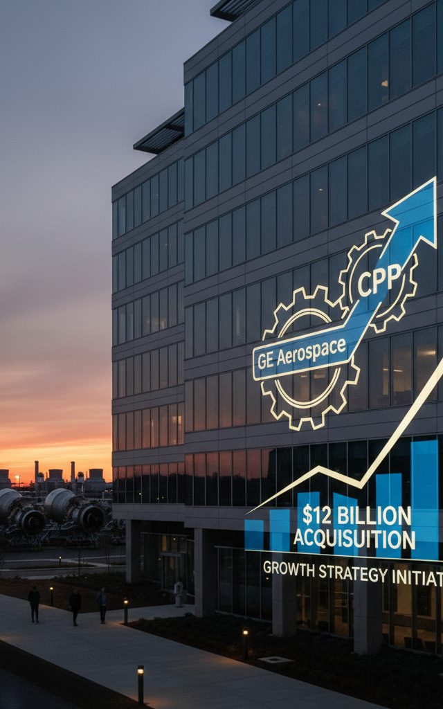 GE Aerospace's $12 Billion CPP Acquisition to Test Growth Strategy — AI-generated illustration