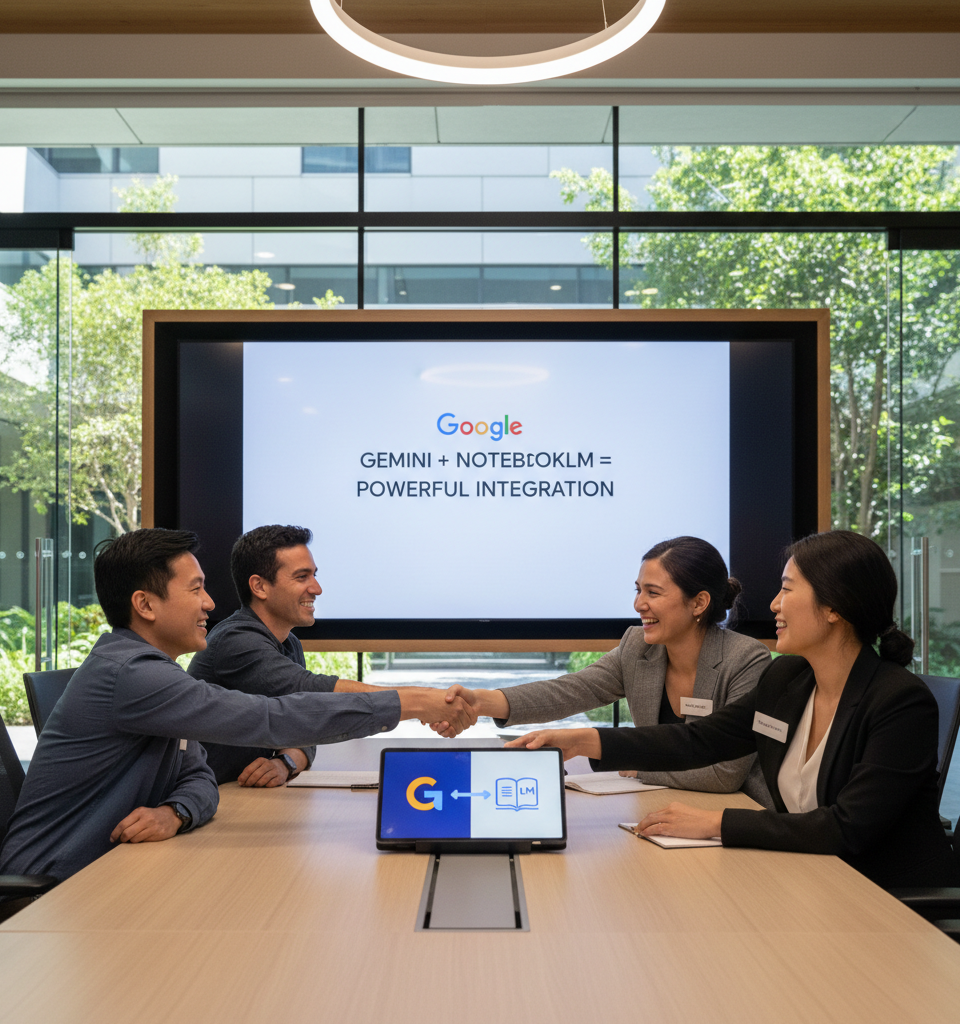 Gemini meets NotebookLM is Google’s latest powerful integration — AI-generated illustration