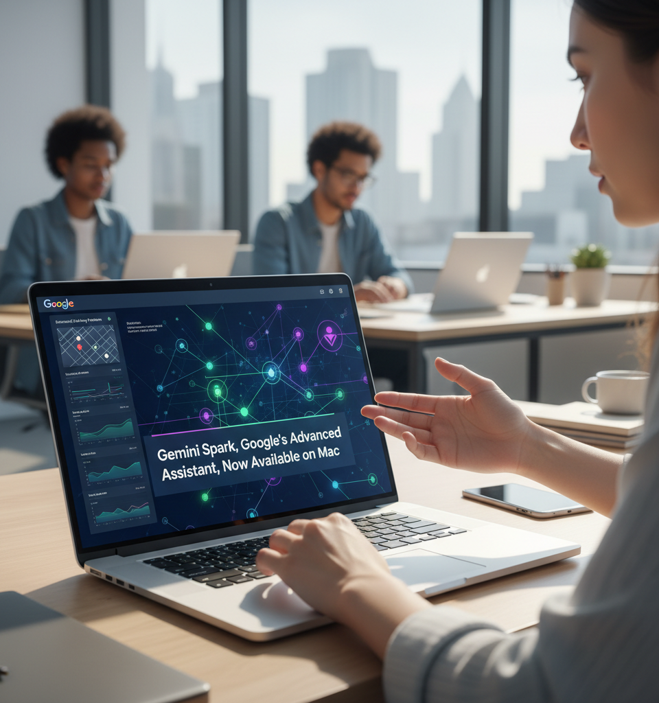 Gemini Spark, Google's Advanced Agentic Assistant, Now Available on Mac — AI-generated illustration