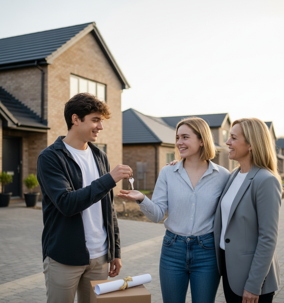 Gen Z Redefines American Dream: Parents Divert Tuition Funds to Housing Down Payments Amidst Economic Shifts — AI-generated illustration