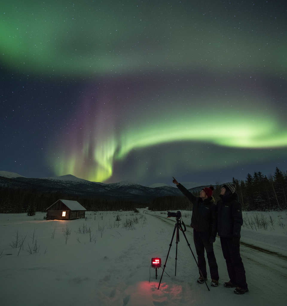 Geomagnetic Storm Sparks Aurora Borealis Alert Across Northern US, Including New York — AI-generated illustration