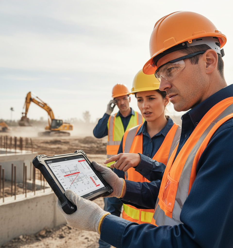 Getac G140 Rugged Tablet: Power for Field Workers, But Core Performance Concerns Emerge — AI-generated illustration