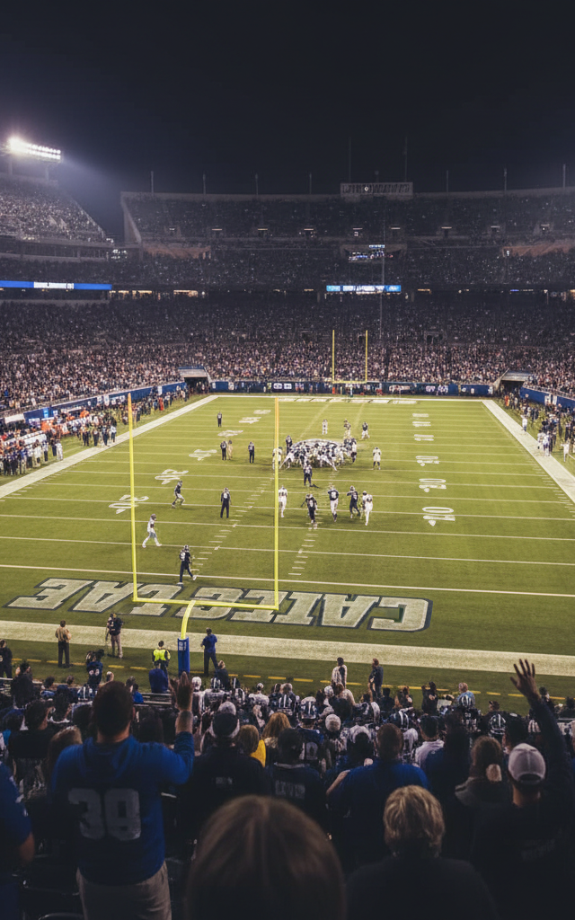 Giants vs. Cowboys: Sunday Night Football Bets & Predictions — AI-generated illustration