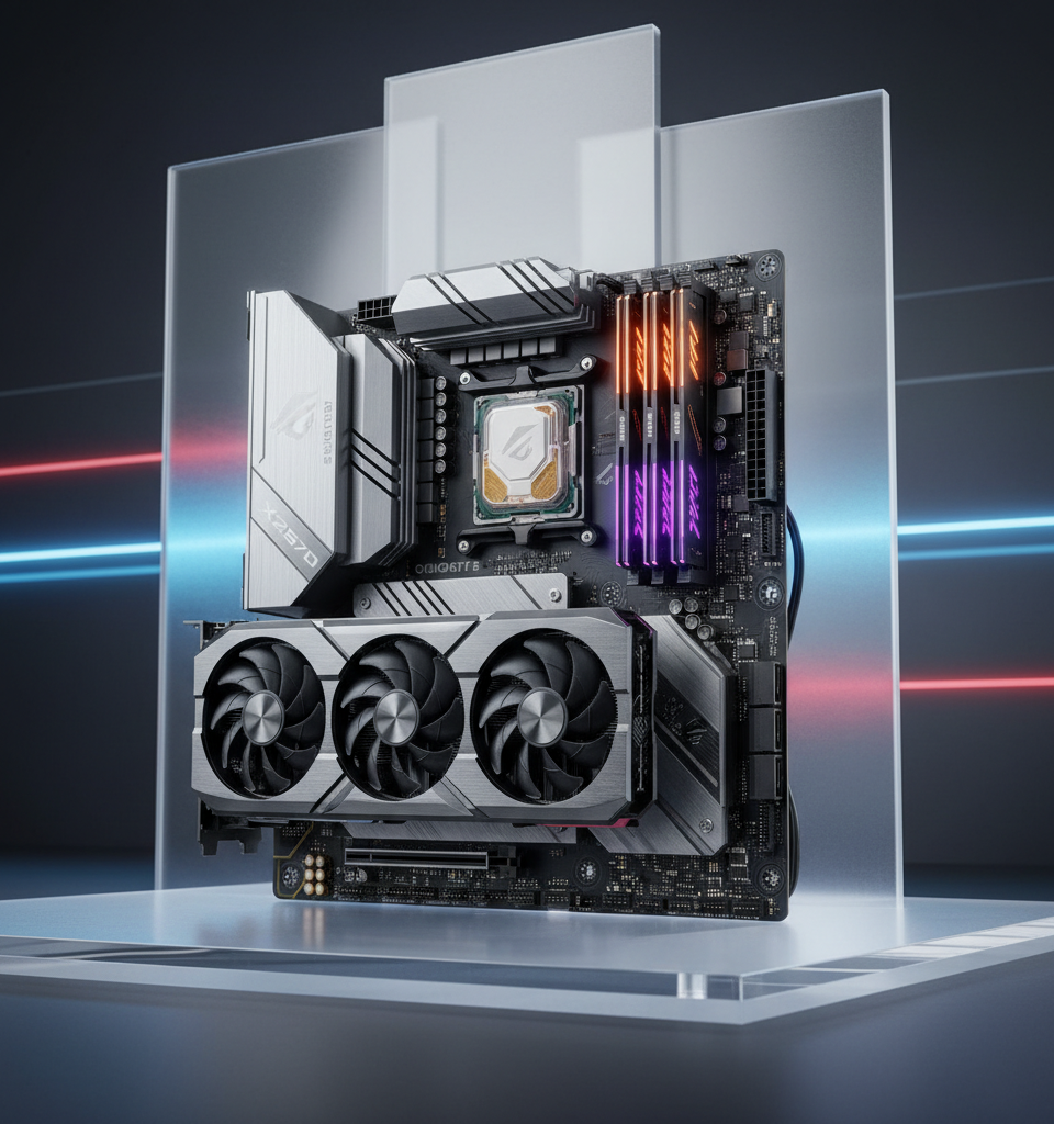 GIGABYTE's X870E AORUS Elite X3D Is Built to Be the Ultimate AMD Gaming Foundation — AI-generated illustration