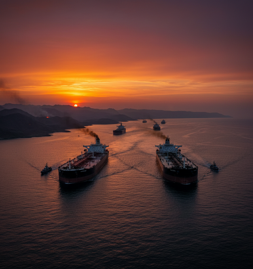 Global Energy Crisis Deepens: Iran War Escalation Promises Prolonged Supply Squeeze — AI-generated illustration