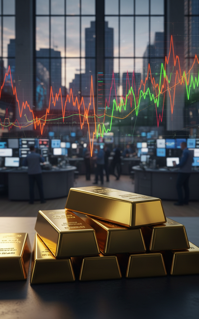 Gold and Silver Rebound After Significant Crash, Investors Remain Cautious — AI-generated illustration
